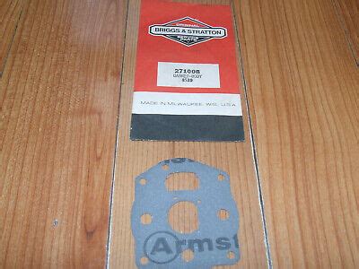 BRIGGS STRATTON NOS 271008 GASKET CARB BODY EBay