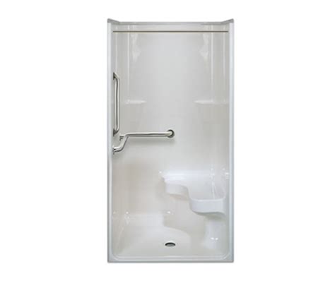 G Bf S X Centurystone Alcove One Piece Shower With Center