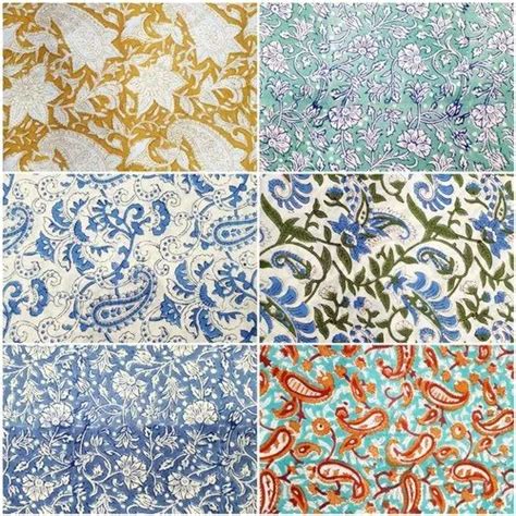 Cambric World Textile Pure Cotton Jaipuri Block Print Fabric Wholesaler