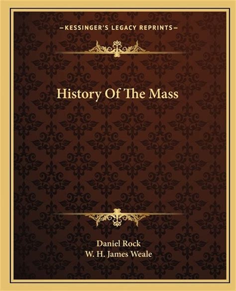 알라딘 History Of The Mass Paperback