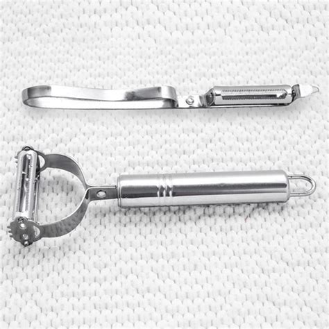 2pcs set Aço Inoxidável Fruit Vegetable Peeler Cenoura Planer