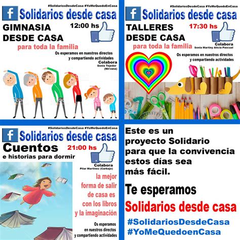 Solidarios Desde Casa Una Iniciativa De Cu Llar Para Hacer M S