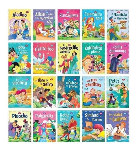 20 Libros Cuentos Infantiles Clasicos Coleccion Rubi Envío Gratis