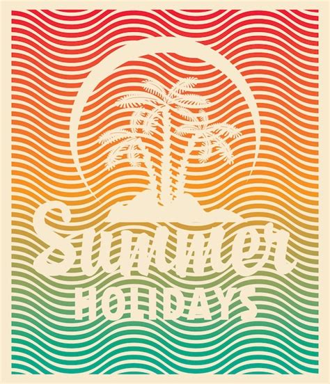 Premium Vector Summer Holidays Travel Poster