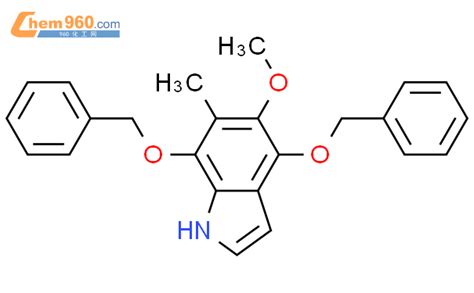 99907 50 3 1H Indole 5 methoxy 6 methyl 4 7 bis phenylmethoxy CAS号