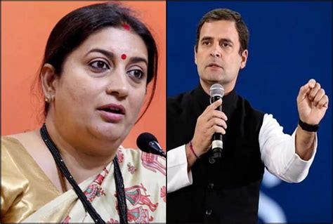 Smriti Irani Hits Back After Ajay Rai Indecent Remarks Says