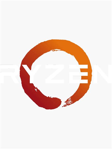 "AMD Ryzen Logo" Sticker for Sale by AardvarkGuy | Redbubble