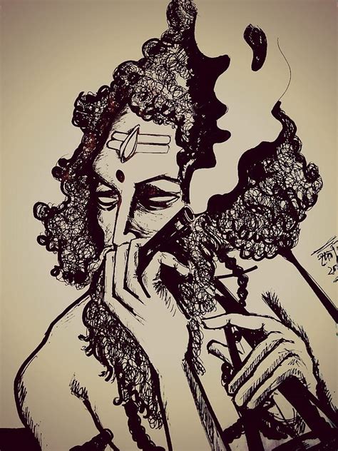 Lord Shiva Smoking Weed Images