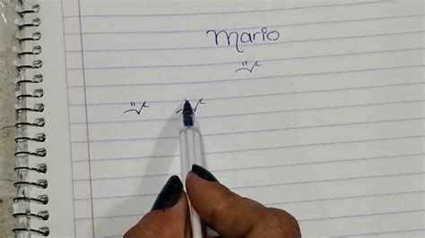 MARIO Cómo se escribe en taquigrafía Pitman YouTube