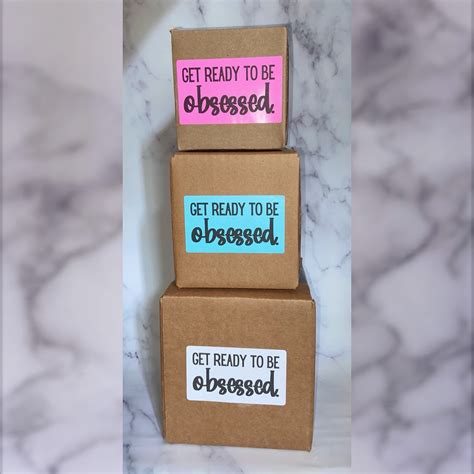 Get Ready to Be Obsessed Stickers Packaging Stickers - Etsy