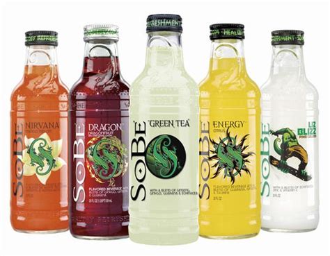 Original Sobe bottles and flavors. I was always so excited when my mom ...