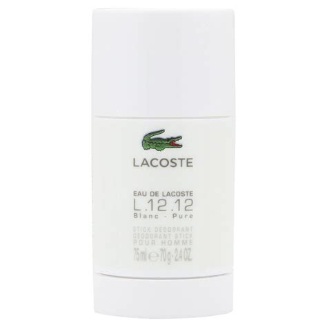 Lacoste Blanc Pure Deodorant Stick Ml Buy Online