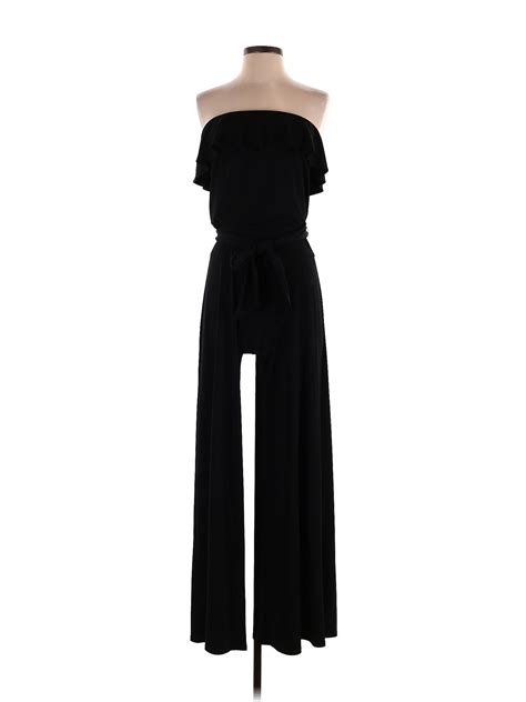 White House Black Market Solid Black Jumpsuit Size S - 72% off | ThredUp