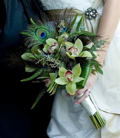 Peacock Feather Wedding Bouquets And Floralflower Arrangements How To Make Your Own Hubpages