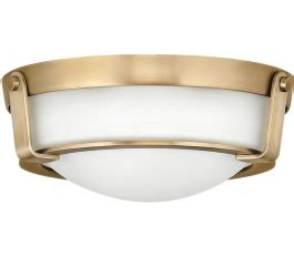 Hinkley 3223HB Hathaway 2 Light Heritage Brass Flush Mount DelMarFans