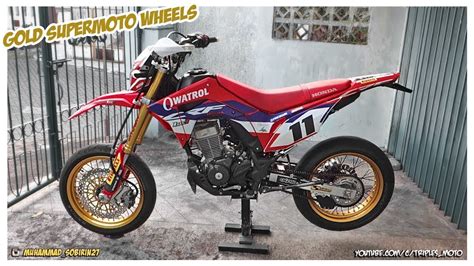 Wheelset Emas Supermoto Honda Crf150l Youtube