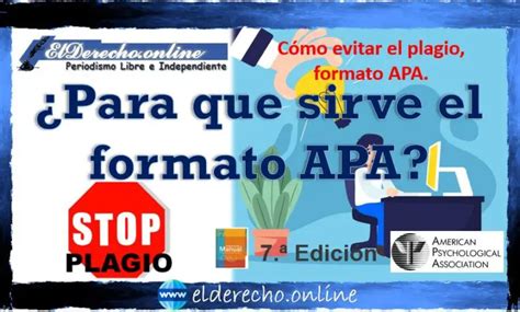 ¿para Que Sirve El Formato Apa 🥇 El Derecho Online【2023