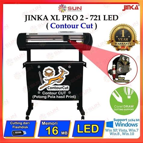 Jual Mesin Cutting Sticker Jinka Pro 721 XL Pro 2 LED Contour Cut