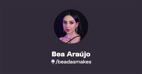 Bea Araújo Instagram TikTok Linktree