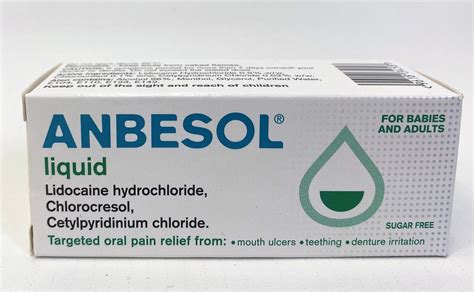 Anbesol Liquid 10ml | Browns Pharmacy Shopping