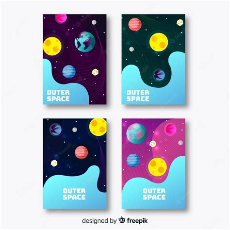 Free Vector | Hand drawn galaxy banner template