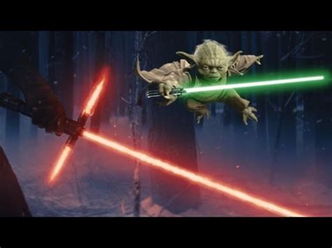 Star Wars The Force Awakens Deleted Scenes Kylo Ren Vs Yoda Youtube