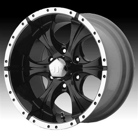 Helo He791 791 Maxx Gloss Black W Machined Accents Custom Rims Wheels Helo Custom Wheels Rims