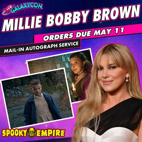 Millie Bobby Brown Mail-In Autograph Service: Orders Due May 11th