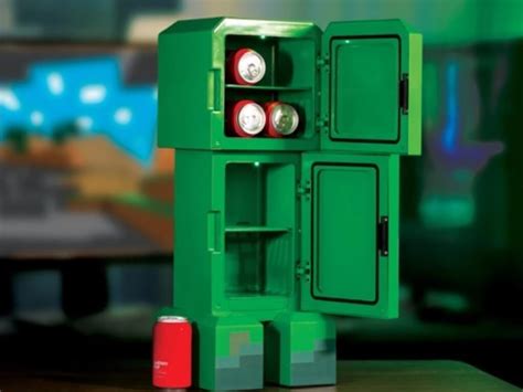 The Minecraft Creeper Mini Fridge Is Now Available For 98