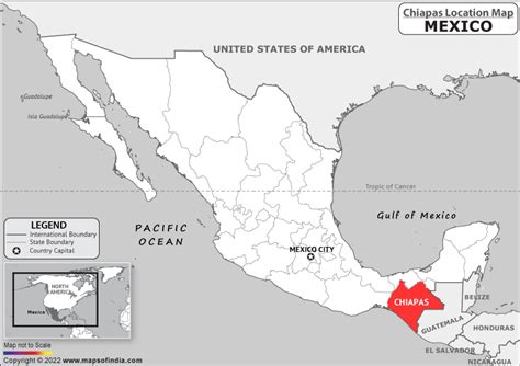 Where is Chiapas Located in Mexico? | Chiapas Location Map in the Mexico