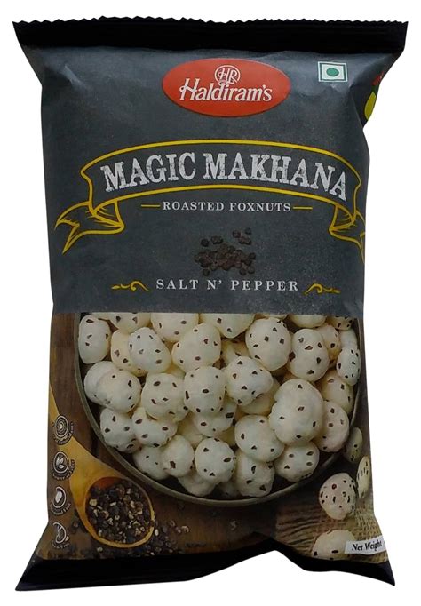 Haldirams Magic Makhana Roasted Foxnuts Salt N Pepper 40g Amazon