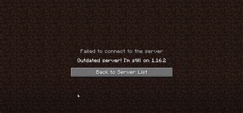 How To Fix Minecraft Failed To Connect To The Server Outdated Server