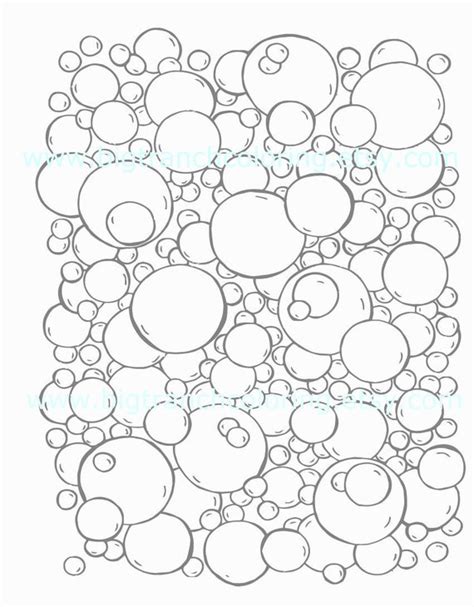 Bubbles Adult Coloring Page Colouring Coloring For Grown