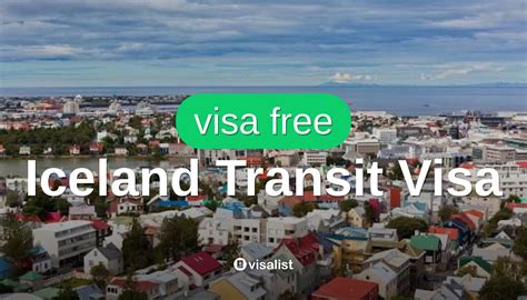 Islandia Transit Privilege Visa Untuk Montserrat Warga Visa List