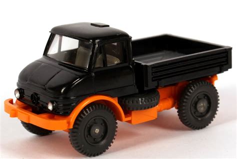 Mercedes Benz Unimog U 406 Schwarz Orange IA Ohne Lenkrad Bp 370