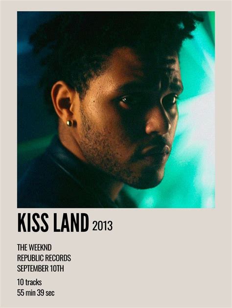 The Weeknd Kiss Land Poster