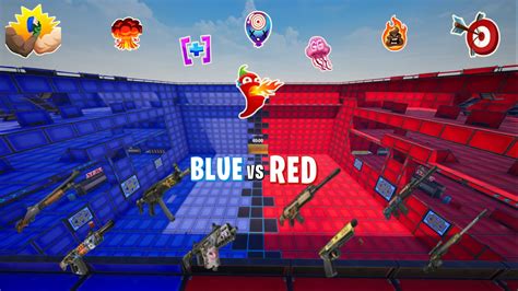 🔴 🔵 Crazy Red Vs Blue Superpowers 🔥😱 2651 9121 5391 من ابتكار Dreamscapefn Fortnite