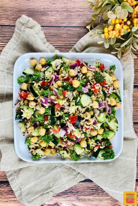 Cold Quinoa Salad Sunday Supper Movement