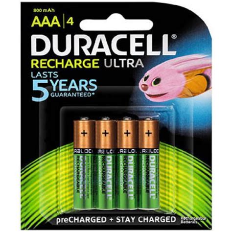 Aaa Battery Duracell Rechargeable Pack Of 4 Skout Office Supplies