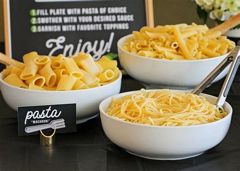 Build Your Own Pasta Bar + Printables