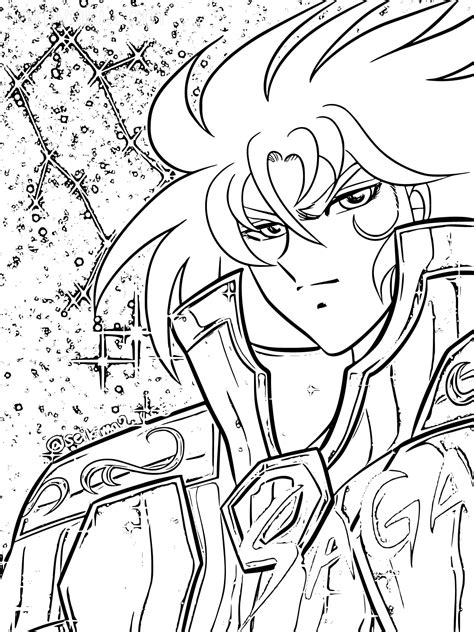 Desenhos Para Colorir De Saint Seiya AniYuki Anime Portal