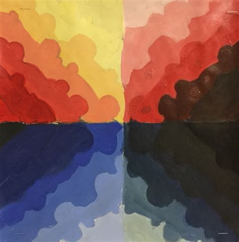 Color Theory and Balance Paintings - NEWTON BATEMAN ELEMENTARY SCHOOL