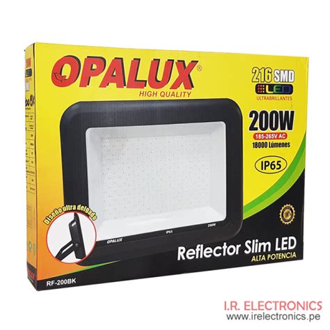 Reflector Slim Led W Vac Opalux Rf Bk Ir Electronics