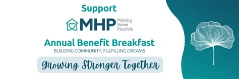 Donation Page For 2022 Benefit Breakfast Montgomery Housing Partnership