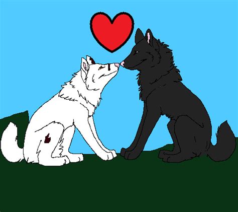 Wolf Couple By Sesshigirl27 On Deviantart