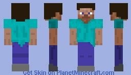 3D? steve Minecraft Skin