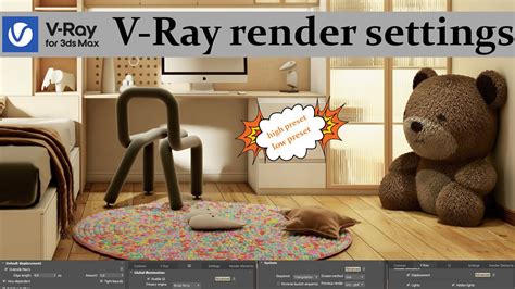 V Ray Render Settings Vray Render Setup Speed Up Render Youtube