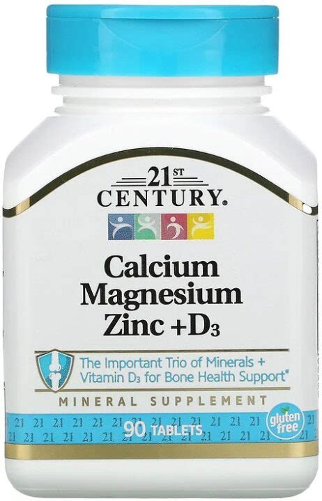 Calcium Magnesium Zink En D Tabletten St Century Tot