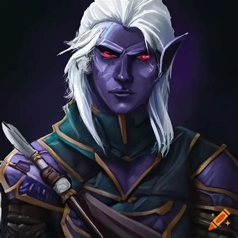 Drow Male Rogue Arcane Trickster On Craiyon