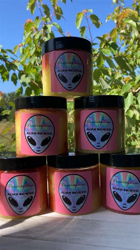 Alien Skin Co Whipped Body Butter Sugar Scrubs In 2022 Whipped